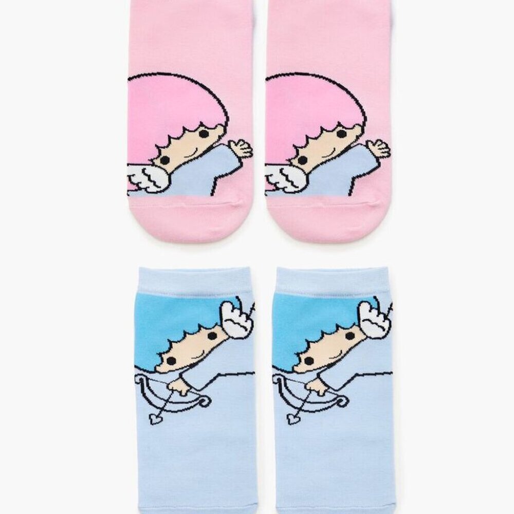 TWO Pack Socks Little Twin Stars Ankle Socks Set